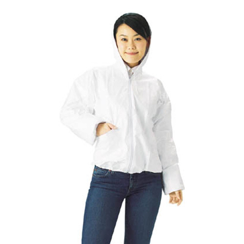 ﾀｲﾍﾞｯｸ製保護服ﾌｰﾄﾞ付ｼﾞｬﾝﾊﾟｰ XL寸 1着画像