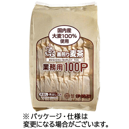 釜煎り麦茶 業務用 1袋(100ﾊﾞｯｸﾞ)画像