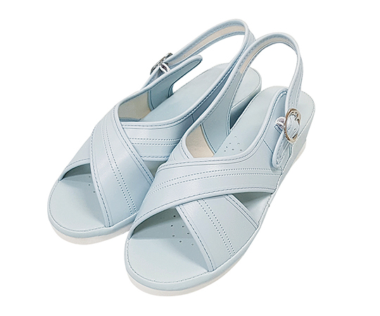 クロスサンダル　サックス　S画像