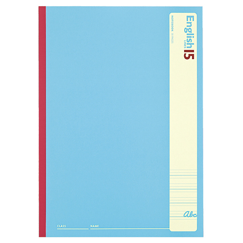 英習帳(無線とじ) 6号(ｾﾐB5) 15段並罫 30枚 1ｾｯﾄ(5冊)画像