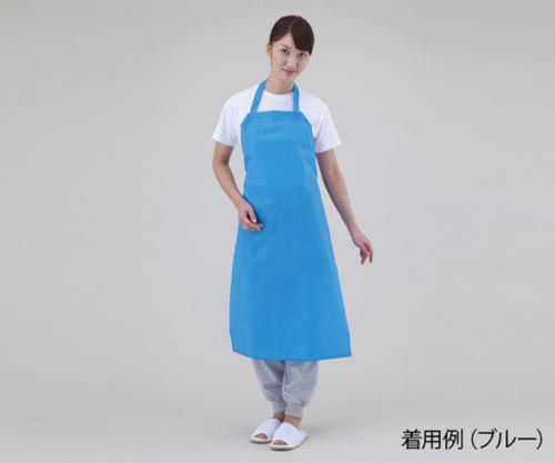 防水カラーエプロン　　（ブルー）　×１０画像