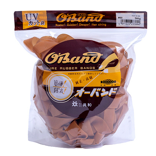 ｵｰﾊﾞﾝﾄﾞ #60 内径152mm 500g入 透明袋 1袋画像