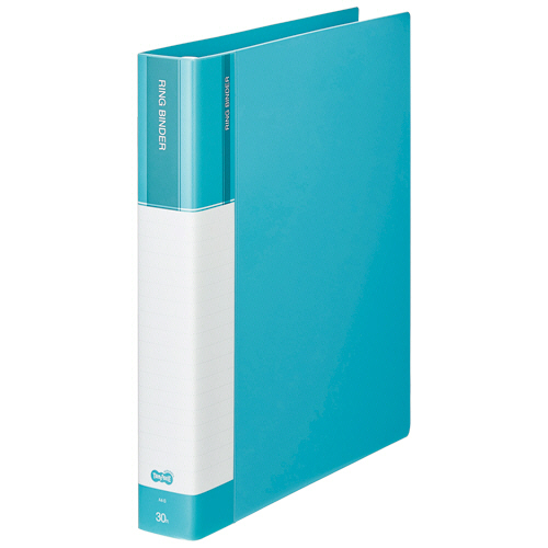 30穴ﾊﾞｲﾝﾀﾞｰ(PP表紙) A4ﾀﾃ 120枚収容 背幅48mm ﾗｲﾄﾌﾞﾙｰ 1冊画像