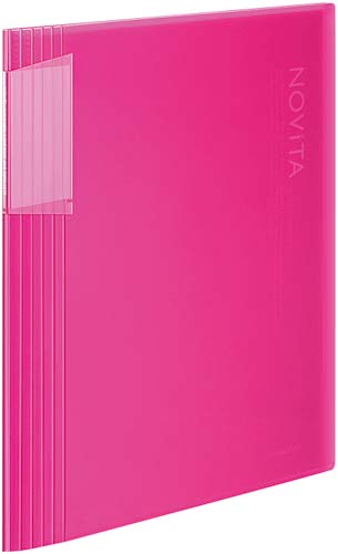 ノビータ　クリアカラー　Ａ４縦　６０Ｐ　桃１０冊画像