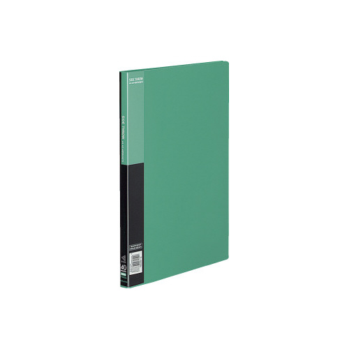 クリヤーブックベーシック横入　Ａ４縦４０Ｐ緑画像