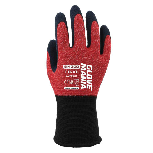 グローブマニアラテックス　ＧＭ３００　レッド　ＸＬ画像