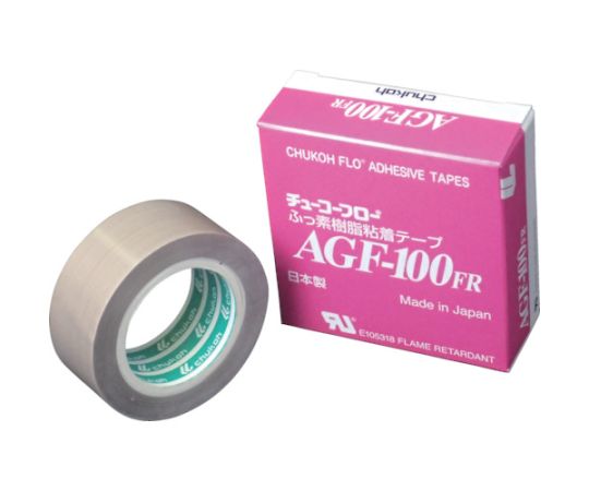 フッ素樹脂（テフロンPTFE製）ガラスクロス粘着テープ AGFー100FR 0.18t×30w×10m画像