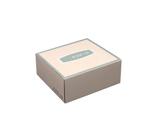エリエール ティシュー 50W 1ケース（50組×100箱入） パッケージの側面が見える状態で、ロゴと商品の情報がはっきりと確認できる