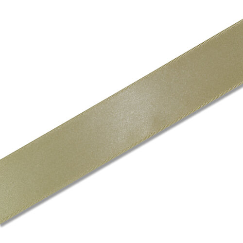 HEIKO シングルサテンリボン 36mm幅×20m巻 金茶