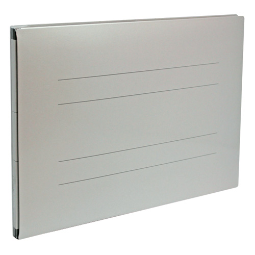 のびーるﾌｧｲﾙ(ｴｽﾔｰﾄﾞ)PP貼り A4ﾖｺ 800枚収容 背幅17-97mm ｸﾞﾚｰ 1冊画像