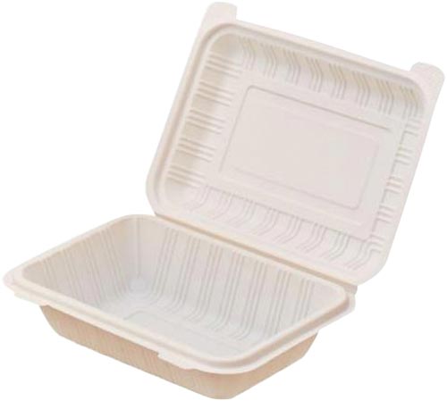 コーンスターチパック浅型四角仕切無５０枚画像