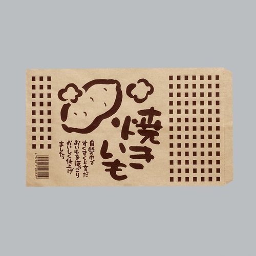 平袋 焼きいも袋 (よこ柄) 福助工業 [ケース販売]