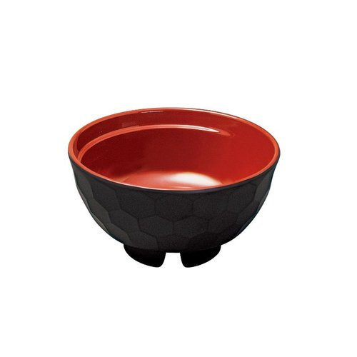 食器 SM-1129002SS 汁椀(身)漆黒内朱 アヅミ産業 [ケース販売]