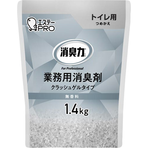 消臭力クラッシュゲルトイレ替　無香料１．４ｋｇ×６画像