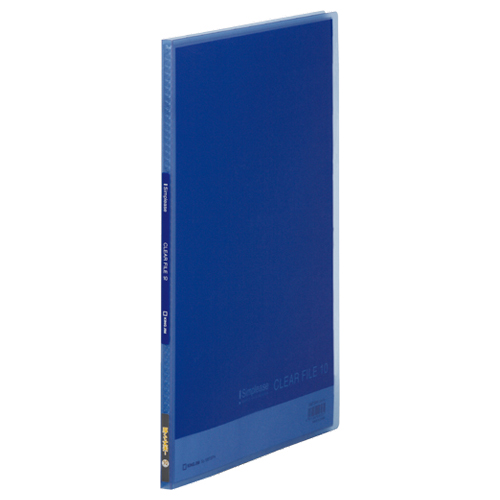 ｼﾝﾌﾟﾘｰｽﾞ ｸﾘｱｰﾌｧｲﾙ(透明) A4ﾀﾃ 10ﾎﾟｹｯﾄ 背幅10mm ｺﾊﾞﾙﾄﾌﾞﾙｰ 1ｾｯﾄ(10冊)画像