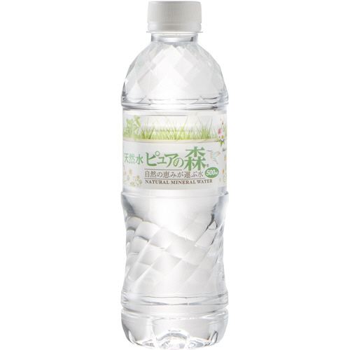 天然水ﾋﾟｭｱの森 500ml ﾍﾟｯﾄﾎﾞﾄﾙ 1ｾｯﾄ(48本:24本×2ｹｰｽ)画像