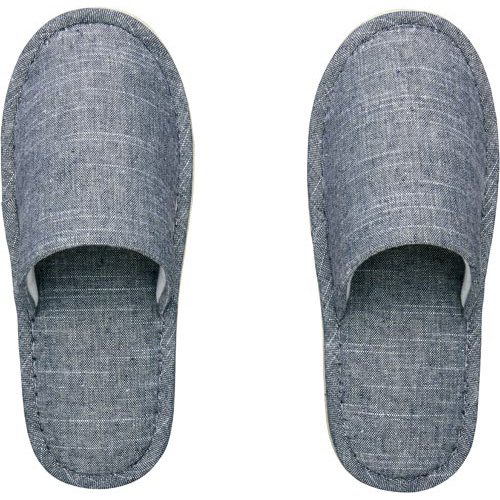 外縫いスリッパ　ネイビー　Ｍ　２０足入画像