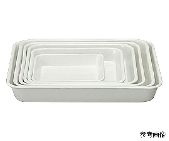 ホーローバット(全白) 18取