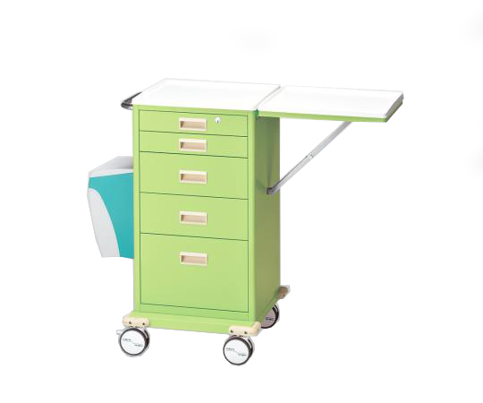 カラフルミニカート(ダストボックス付) グリーン 703×554×955画像