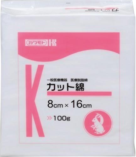 カット綿　８×１６ｃｍ　１００ｇ画像