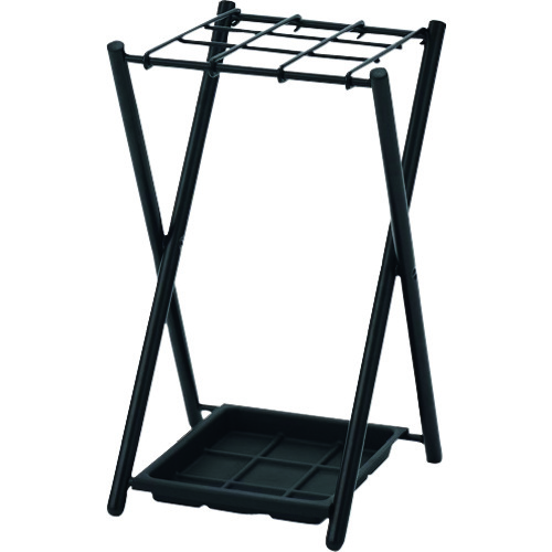 ナカバヤシ　カサタテ　コンパクトタイプ　９ホンヨウ／ブラック画像