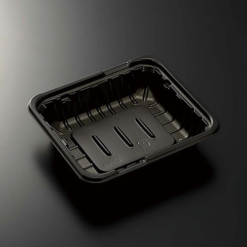 中央化学 お重弁当容器 CTガチ重 IK-15-13 本体 黒 50枚画像