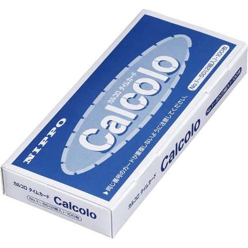 タイムカード　カルコロカード　100枚入