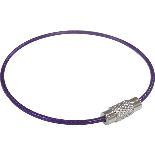 ﾋﾞﾆｺｰﾄｷｰﾜｲﾔｰ 紫 160mm 1個画像