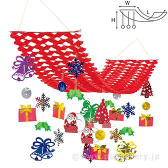 バリュープレゼントサンタプリーツハンガー画像