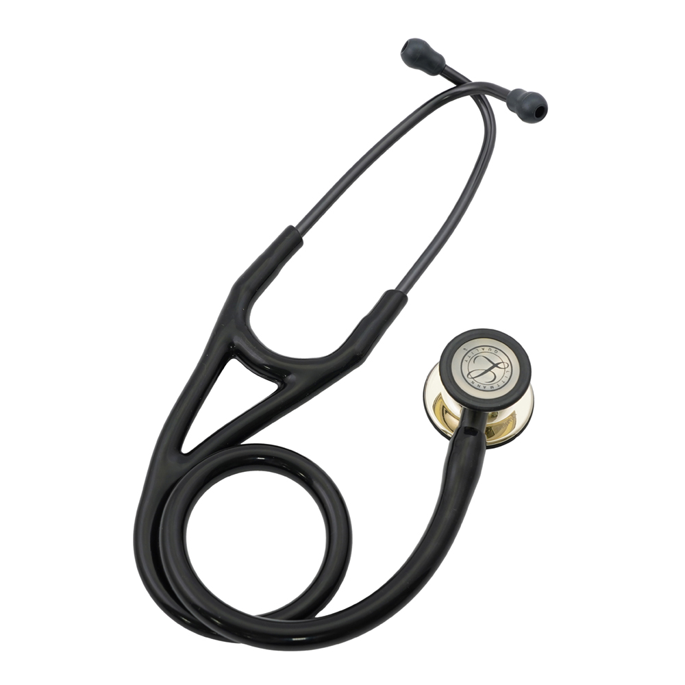 リットマン™ ステソスコープ [高感度ツーインワン・チューブ] ブラック/シャンパン加工画像