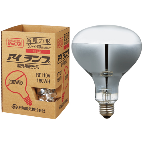 屋外投光用ｱｲﾗﾝﾌﾟ 散光形 200W形 E26口金 1個