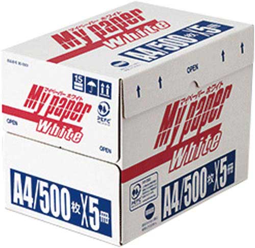 マイペーパーホワイト　Ａ４　１箱（５００枚入×５）画像