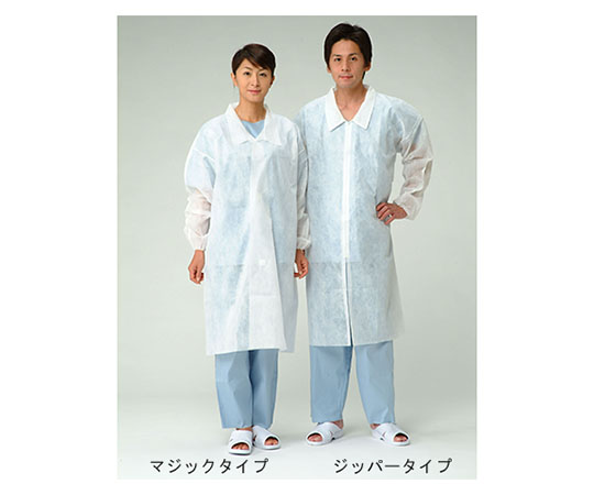 不織布白衣(マジックタイプ) Lサイズ 100枚入