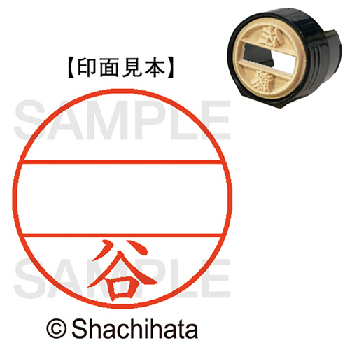 ﾃﾞｰﾀｰﾈｰﾑEX15号 ﾏｽﾀｰ部(印面) 既製 谷 1個画像