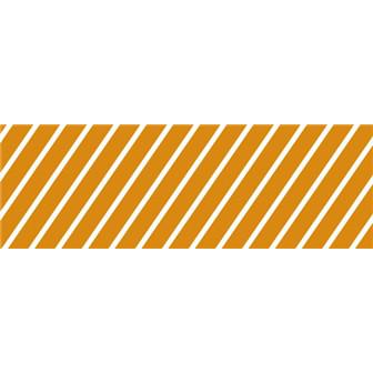 ビニール幕 ストライプ（オレンジ）画像