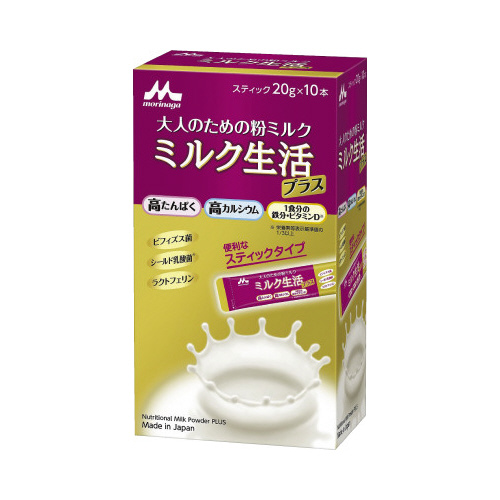 ミルク生活プラス　スティック　２０ｇＸ１０画像