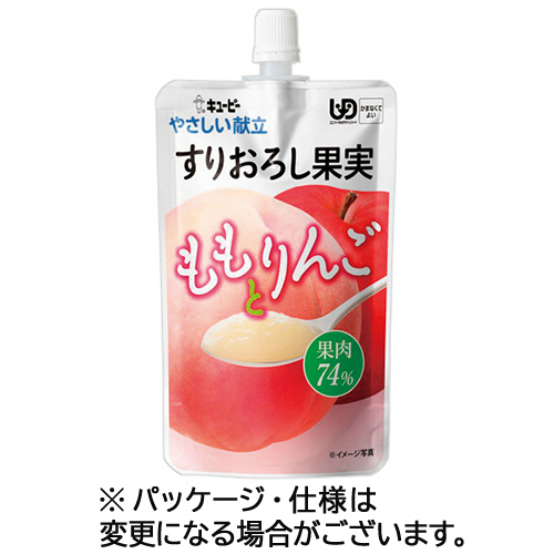 やさしい献立 すりおろし果実 ももとりんご 100g 1ﾊﾟｯｸ画像