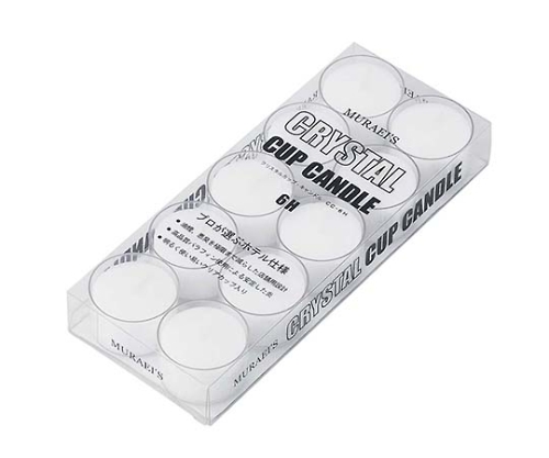 クリスタルカップキャンドル 6H(10個入)CC-6H-10(CP10-6H)