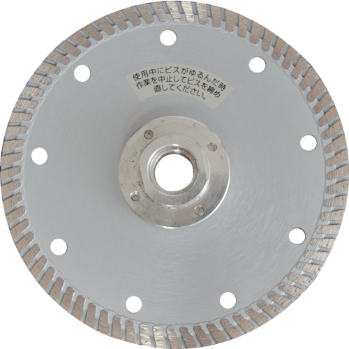 ﾌﾗﾝｼﾞ付ｶｯﾀｰ 125×2.2×M10 1枚画像