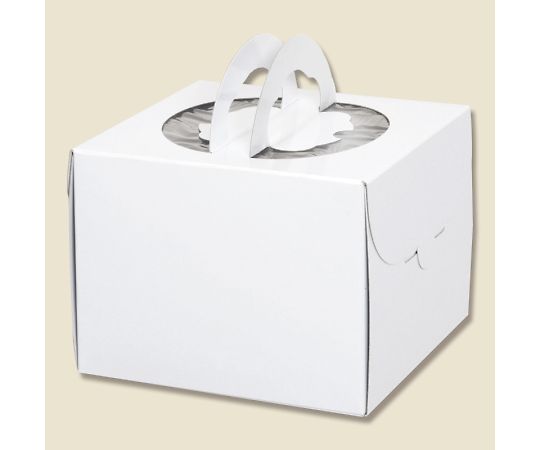 HEIKO 箱 手提げデコホワイト4寸 10枚画像