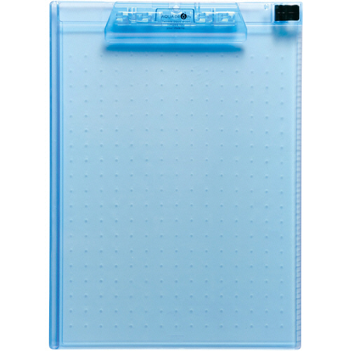 AQUA DROPs ｸﾘｯﾌﾟﾎﾞｰﾄﾞ A4ﾀﾃ 青 1枚画像