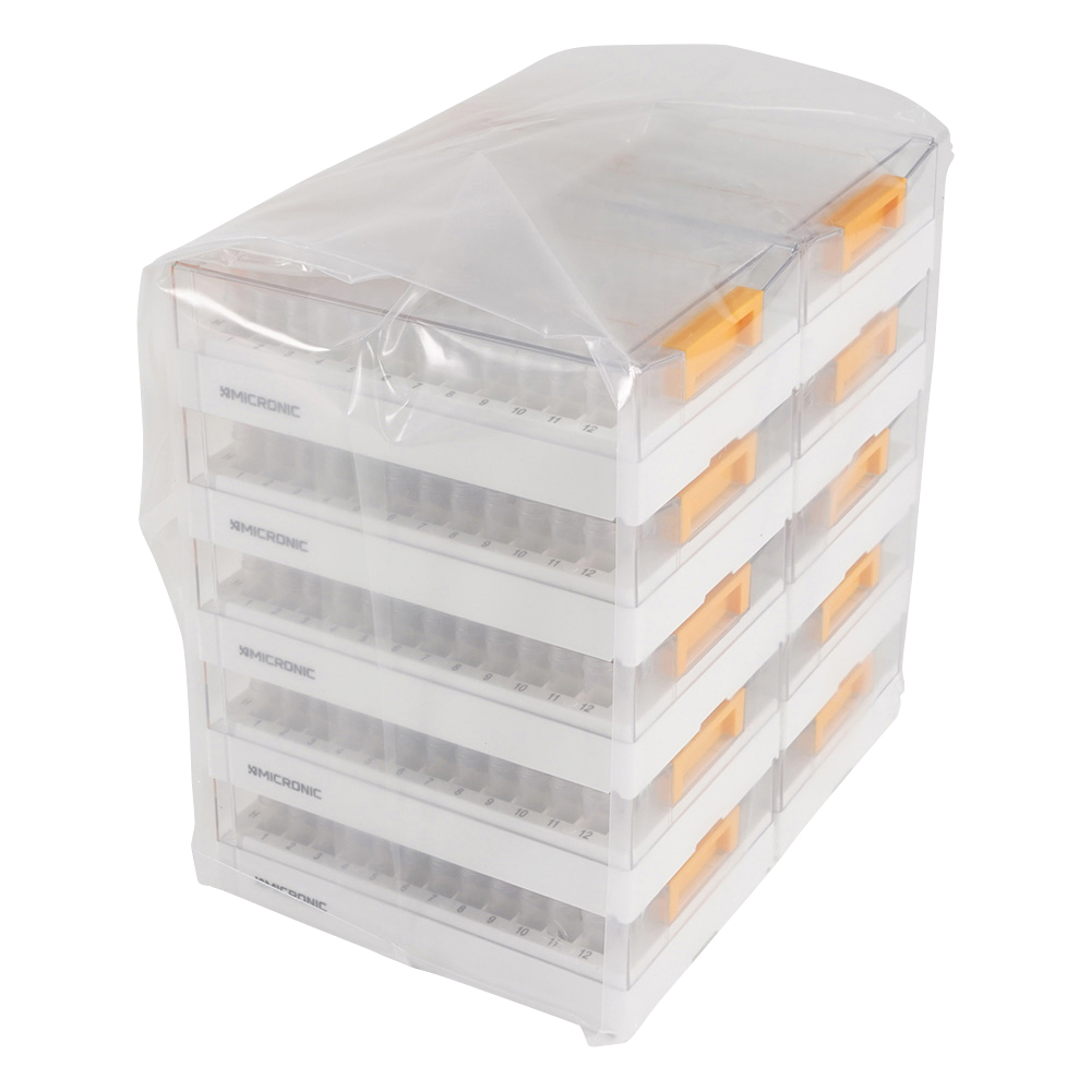 2Dバーコード付クライオチューブ External thread 0.75mL ラック入画像