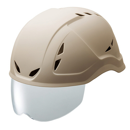 PE製軽作業帽(ｼｰﾙﾄﾞ面･通気孔) SCL-400VS ｸﾞﾚｰ 1個画像