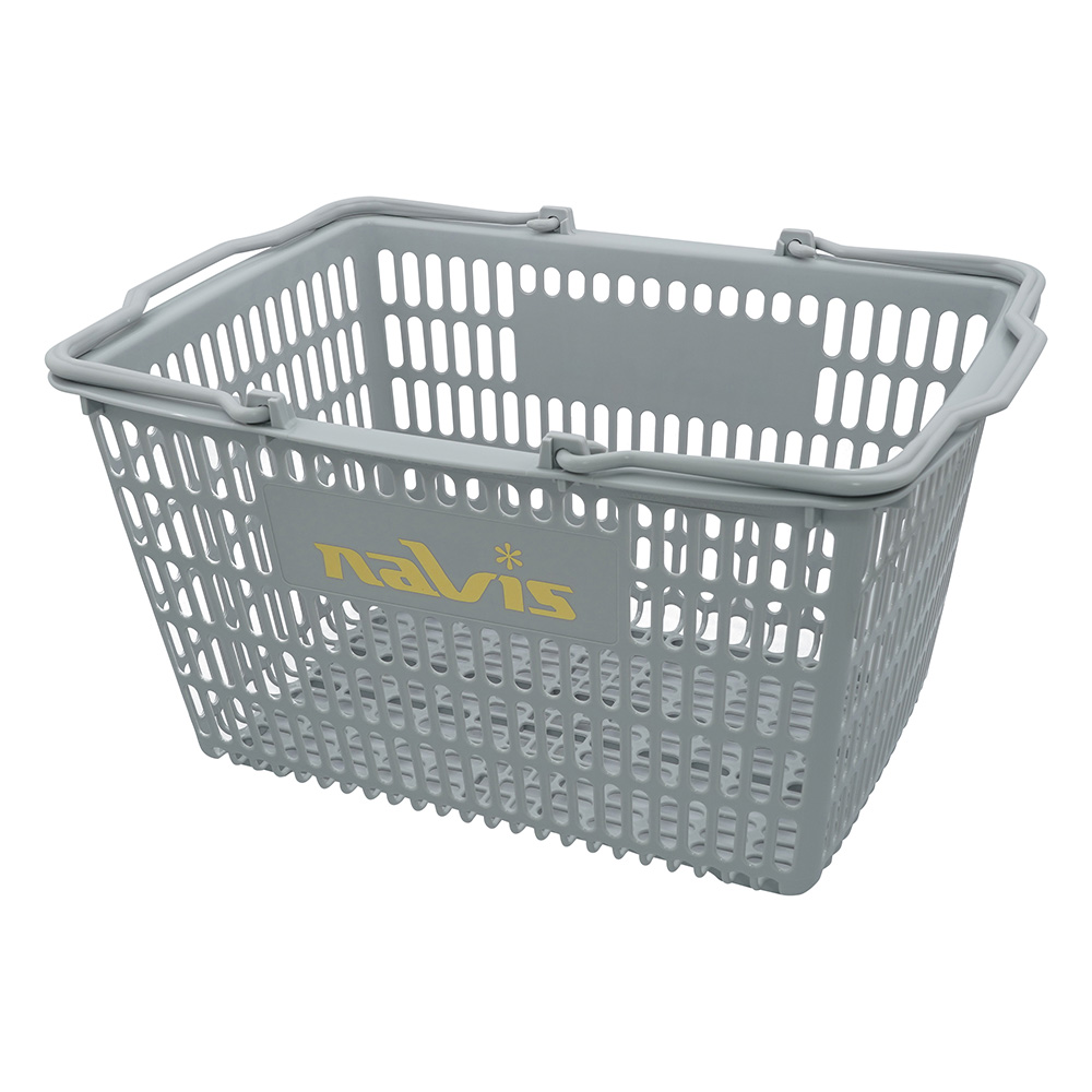 マルチ手提げバスケット29 ライトグレー画像
