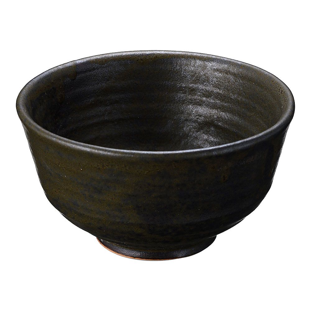 ナチュラルブラック茶碗 大画像