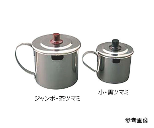 お好みソースポット(モリブデン鋼)ジャンボ 茶ツマミ