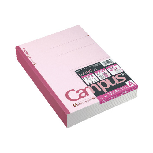 キャンパスノートセミＢ５　Ａ罫７ｍｍ３０枚１０冊組画像