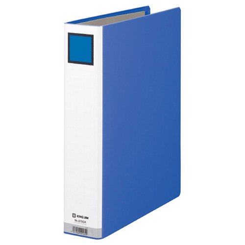 ｷﾝｸﾞﾌｧｲﾙG GXｼﾘｰｽﾞ A4ﾀﾃ 500枚収容 50mmとじ 背幅66mm 青 1冊画像