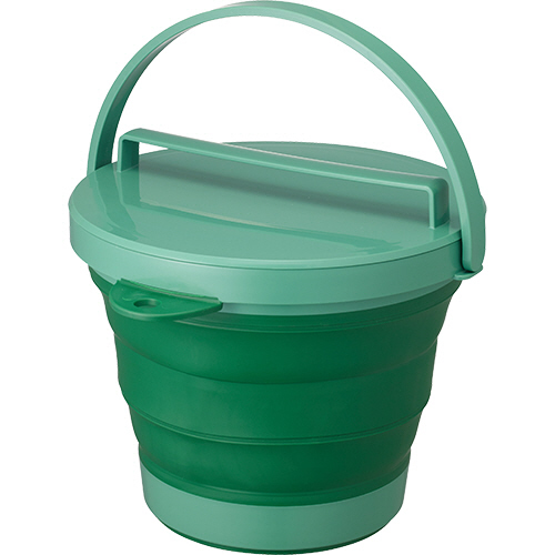 ｿﾌﾄﾊﾞｹﾂ(ﾌﾀ付) 8L ｸﾞﾘｰﾝ 1個画像