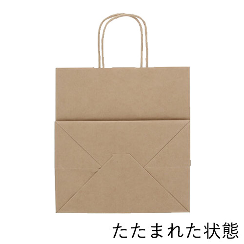 様々な用途に使える！汎用性が高いクラフト無地で小型の手提げ紙袋